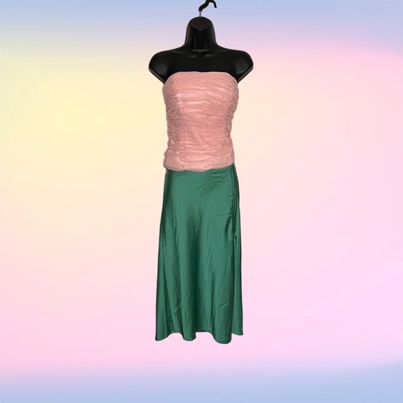 Pink Ruffle Corset Top - Picture 2 of 3